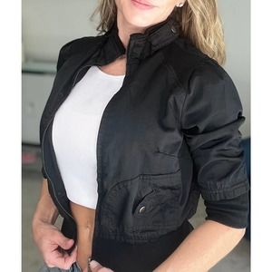 Crop Zip Jacket with pockets, Size S